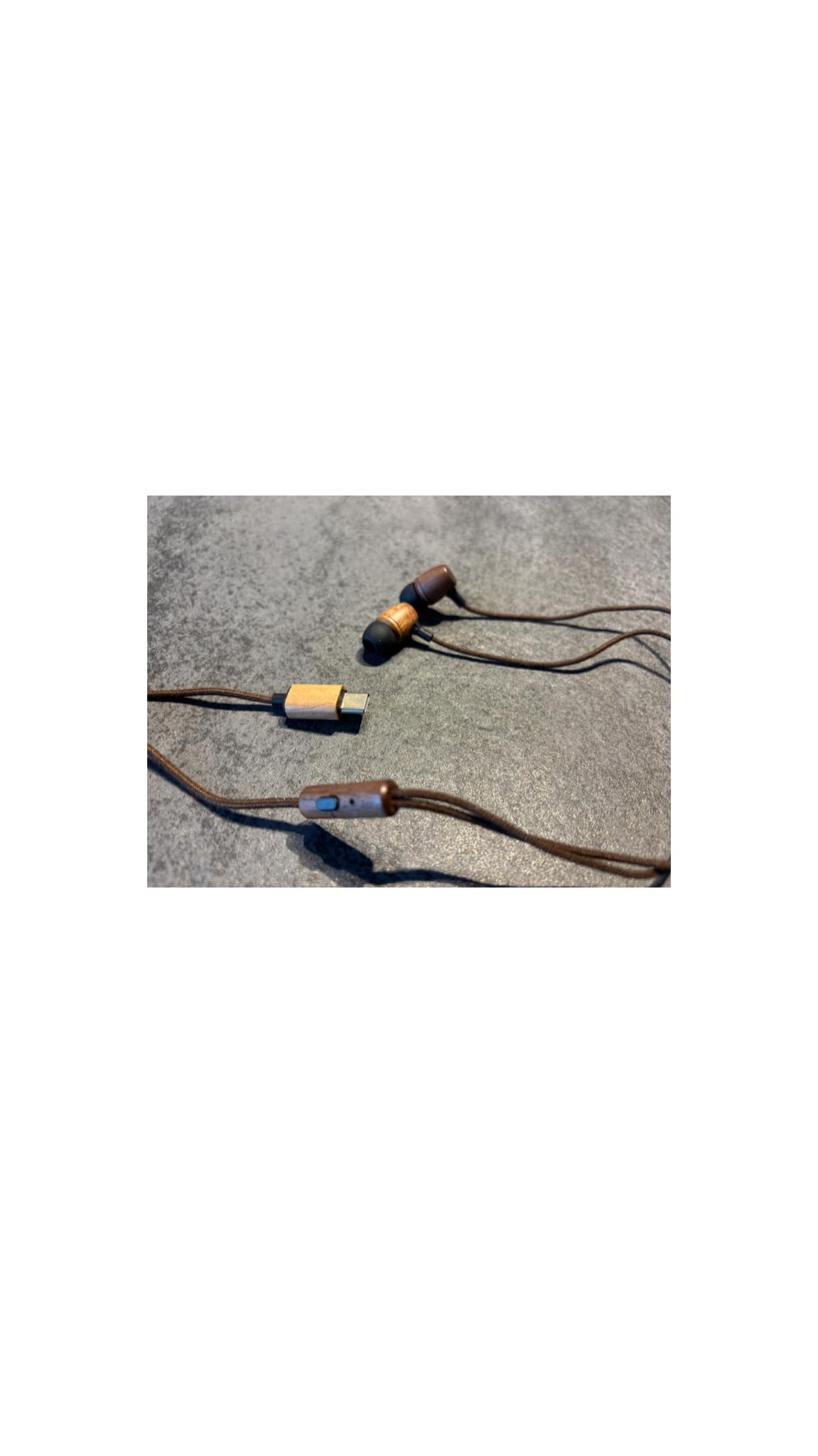 

Wood x Deep Wooden Wired Excellent Sound Natural of Wood x Stylish x Clear Sound Quality x Wood Wired [Natural Bass] Earphones, Quality, Waterproof,