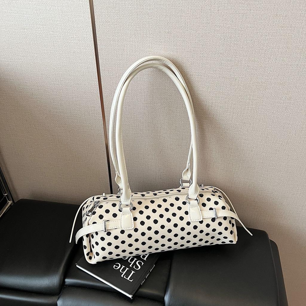 Fashion Dot Shoulder Bag New Design Sausage Armpit Bag Luxurious PU Round Dot Dot Shoulder Armpit Bag High-end Women Handbag