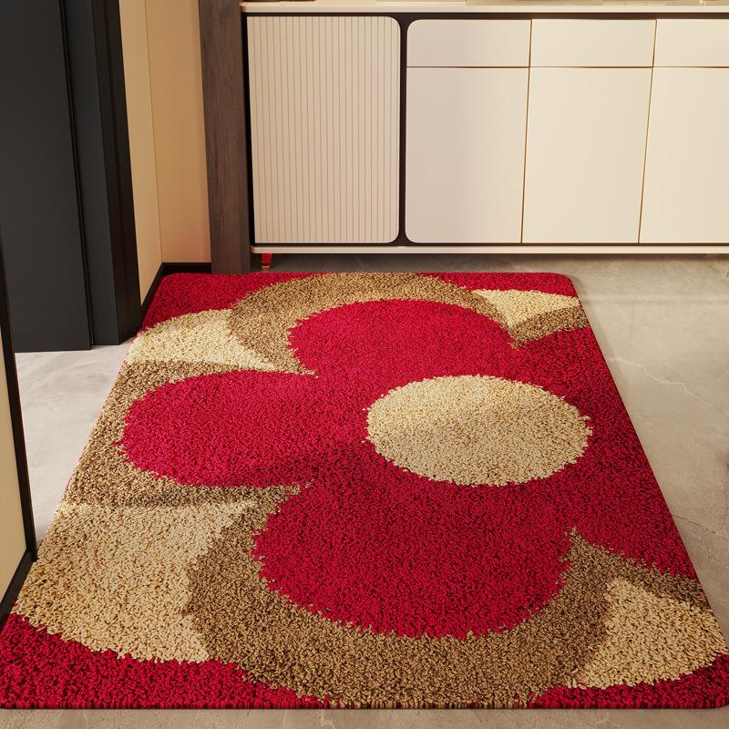 Chinese Style Entrance Mat, Outdoor/Indoor Door Mat, Dirt Trap, Non-Slip, Absorbent, Durable, Home Decoration, 40x60cm
