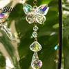 Sophisticated Birthday Gifts for Women Butterfly & Dragonfly Crystal Suncatcher Colorful Rainbow Maker Prism Hanging Creative Home Lovers Ornament,
