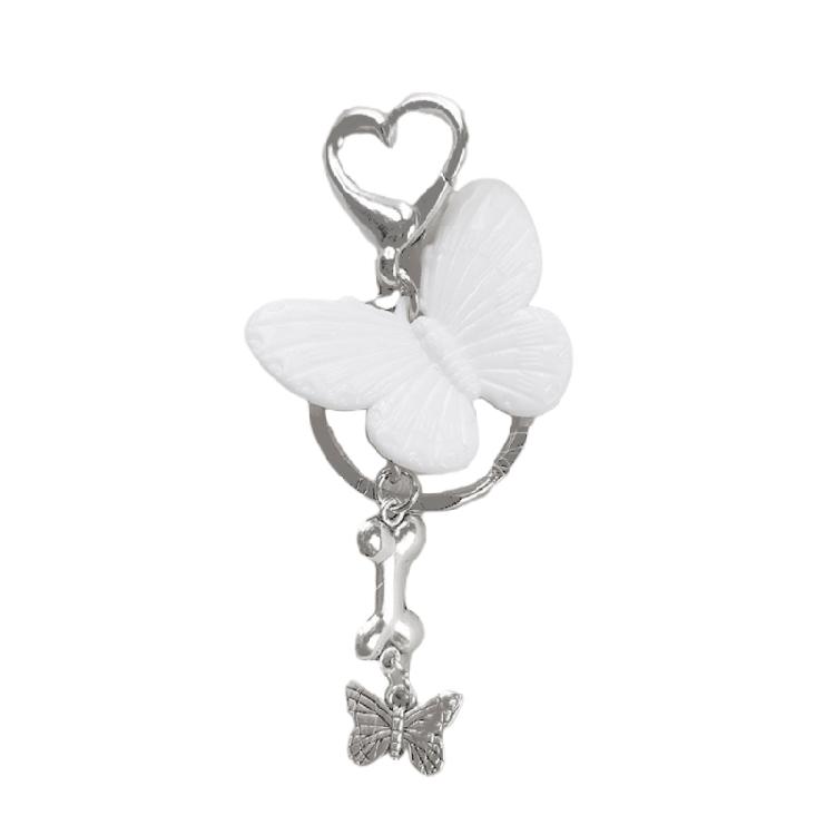 

Sweet Cool Bowknot Butterfly Pendant Keychains Car Keyring Backpack Decoration 1