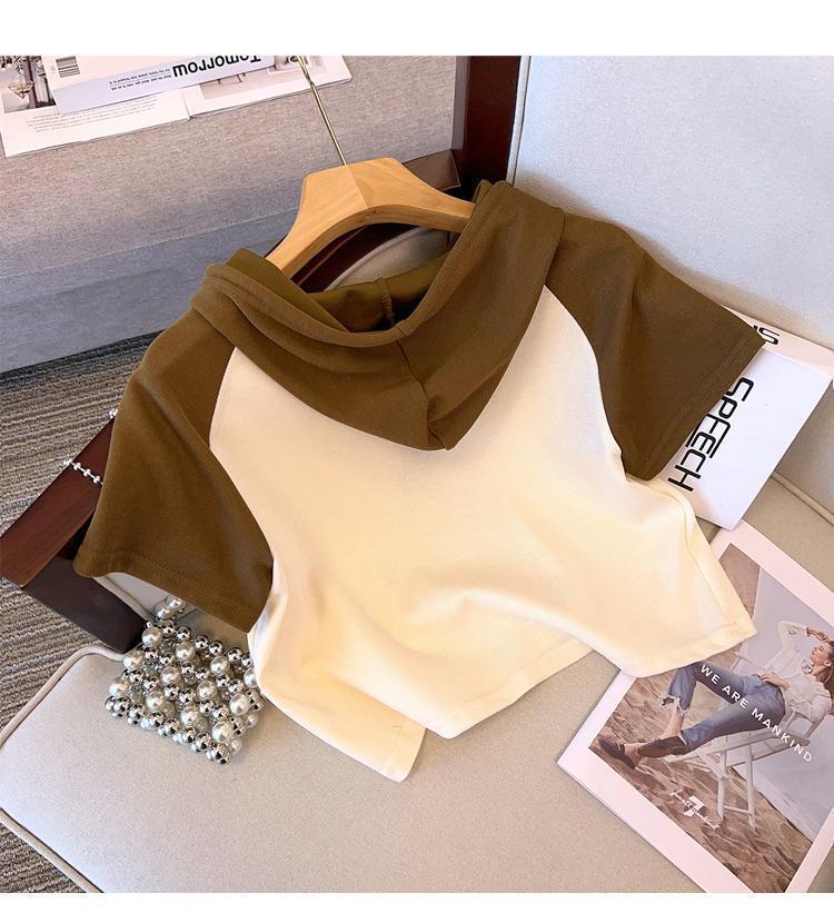 Set sport de vară pentru fete, stil coreean 2025: Top cu mânecă scurtă și pantaloni scurți