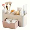 Plastic Makeup Organizer with Drawer Desktop Cosmetic Storage Box