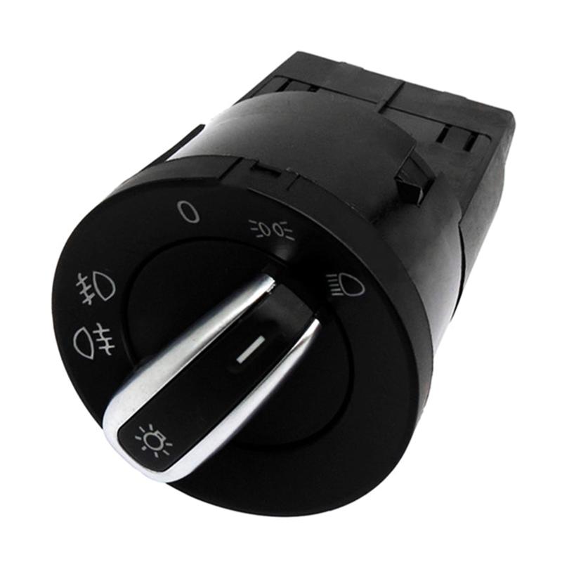 Headlight Switch Control Fog Lamp Knob 3BD941531 Car Headlamp Fog Light Integrated Switch  Black