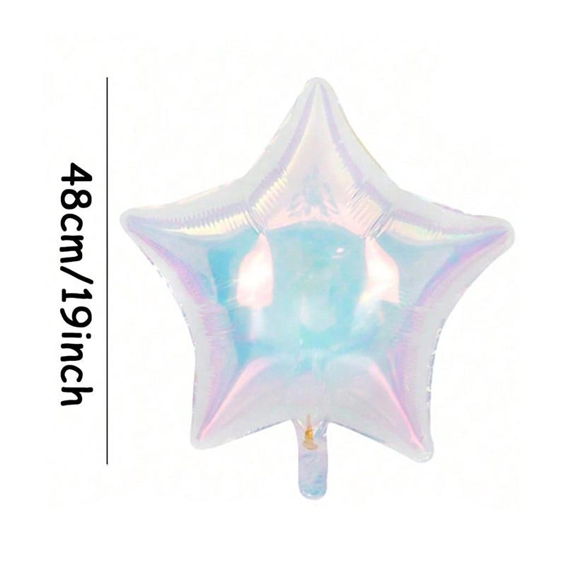 5 sztuk Motyw Imprezy Urodzinowej Uroczy Przezroczysty Pentagram Tęczowy Balon Ulubiony Balon Imprezowy Dekoracje dla Chłopców arty Dekoracja
