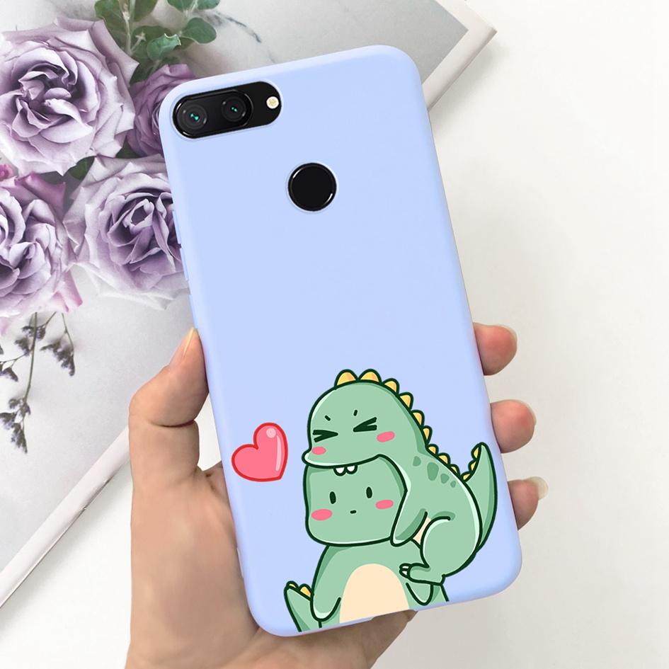 Für Xiaomi Mi 8 Lite Hülle 6,26" Mode Landschaft Mädchen Bumper Weiche Silikon Handyhülle Für Xiomi Mi 8 Lite Funda Mi8Lite Tasche