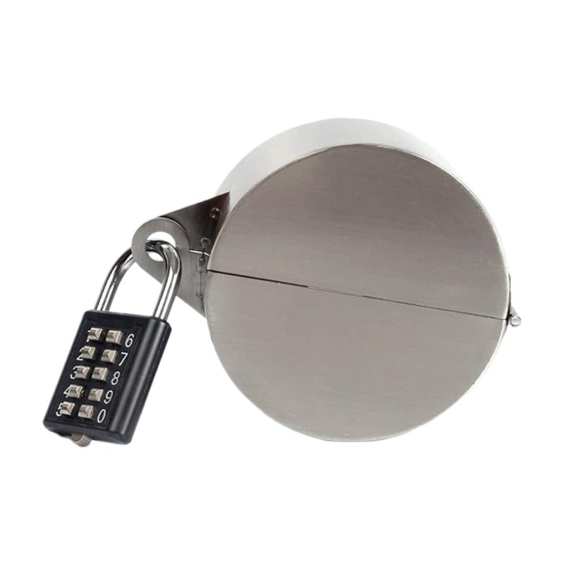 Outdoor Faucet Lock Gate Valves Lock with Padlock Outside Faucet Child Lock for Faucet/Water Spigot/Tanks Valves Handles 1