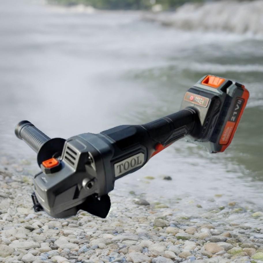 Rechargeable Brushless Angle Grinder - High Power Multi-Function Tool for Cutting, Grinding, and Polishing