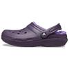 Crocs Warm Lightweight Comfortable Round Toe Slip-On Clogs Women Footwear Deep-Iris-Purple 203591-5AS