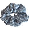Korean-Style Textured Fabric Scrunchie: Large, Elegant Hair Accessory for Women