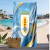Uruguay Fußball Print Strandtuch Schnelltrocknend Super Saugfähig Weiches Badetuch für Schwimmen Strand Reisen Fan Souvenir Geschenk