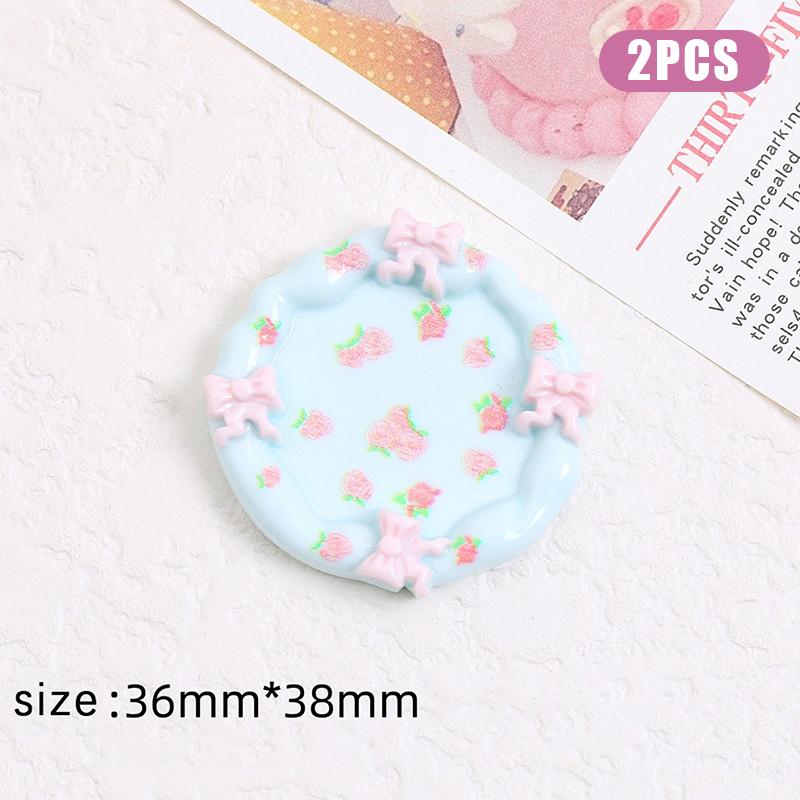 

Colorful Circular Bow Tie Resin Paint Palette Mini Portable Nail Glue Mixed Tools Art Supplies Coloured Drawing Color Decorative синій