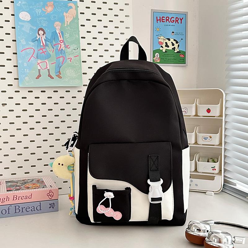 Schoolbag candy color small bag female cute Japanese soft girl student Internet celebrity large capacity sweet Mori girl backpack