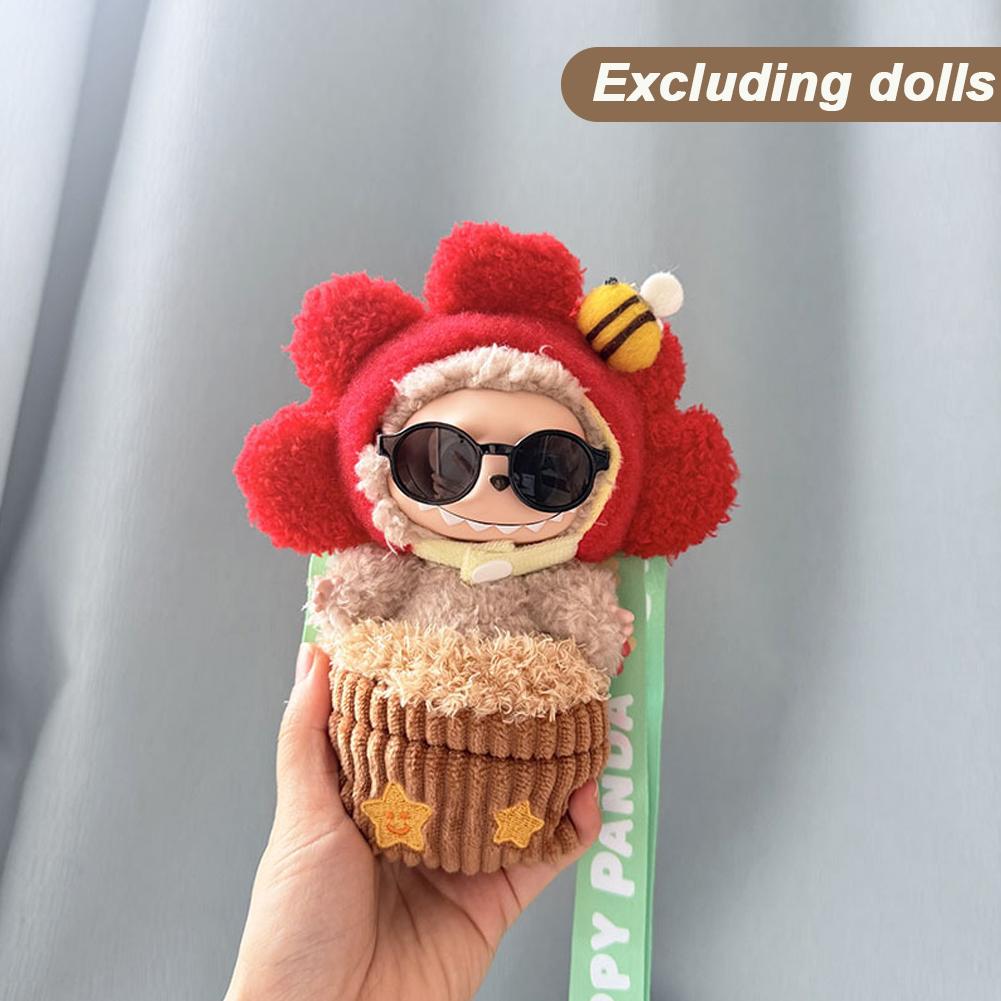 For Labubu Doll Clothes Fashion Clothes Doll Potting Clothes Color Match Bags Dolls Accessories Cute Decoration Little Clothes