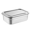 Commercial 304 Stainless Steel Food Storage Container with Lid