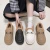 Buty Mao Mao damskie noszą aksamitne buty beanie zimą z miękkimi podeszwami i dużą głową chleba śnieżne bawełniane buty