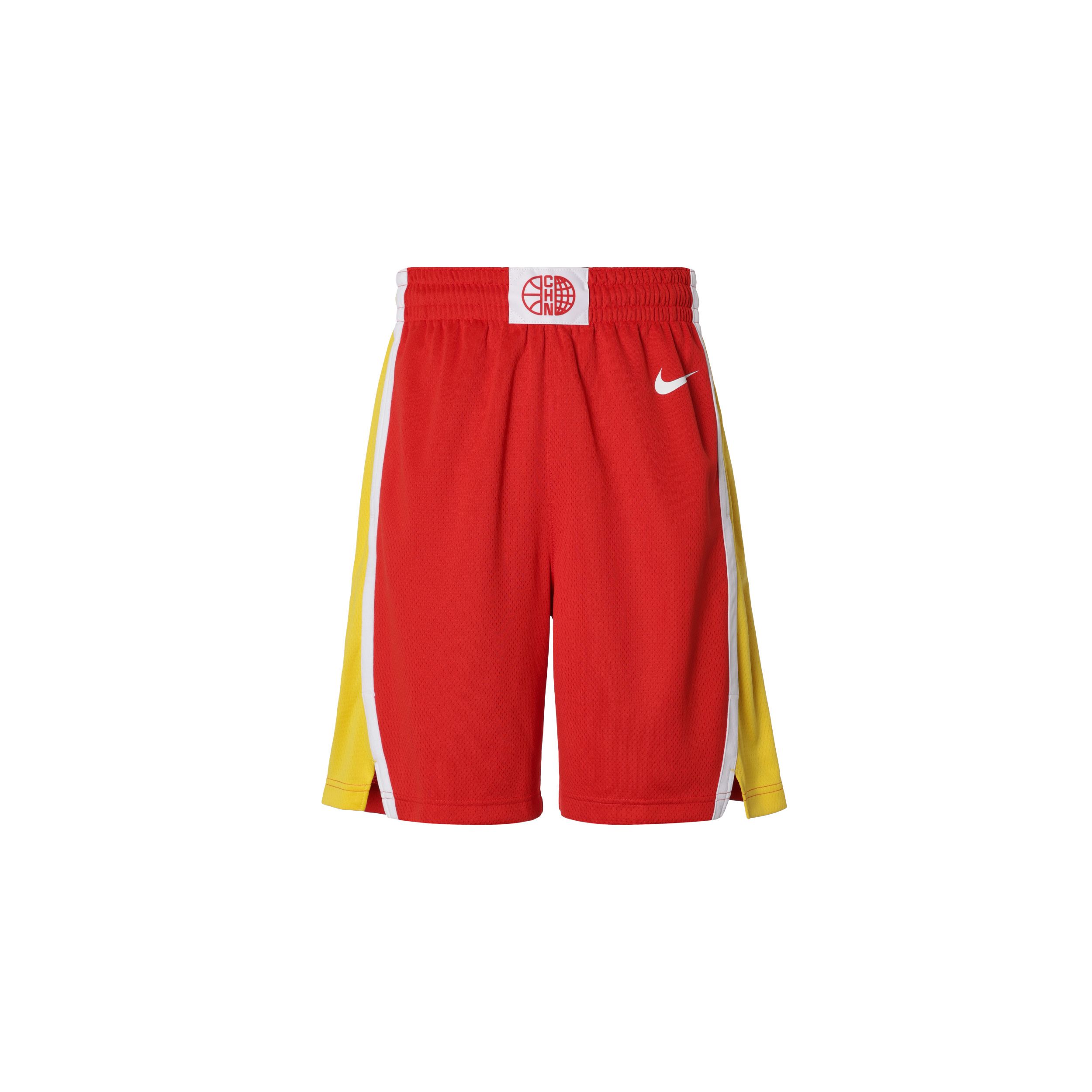 

Nike China Team Away Special Edition Quick-Dry Comfortable Lightweight Breathable Basketball Shorts Men shorts Comet-Red Travel-Yellow FQ0389637 M