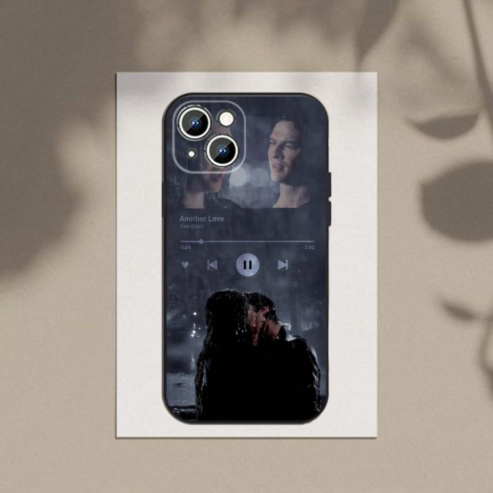The Vampire D-Diaries Phone Case Phone Case For Apple iPhone 15,14,13,12,11,XS,XR,X,8,7,Pro,Max,Plus,mini Silicone Black Cover