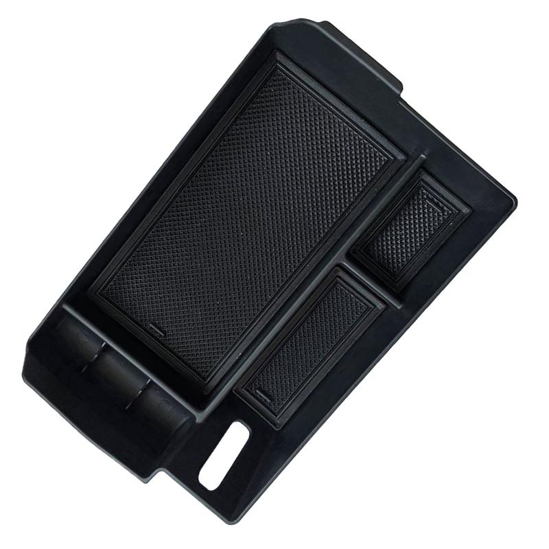 1pcs For Toyota Sienna   Car Armrest Box Center Console Storage Glove Box Organizer ert Tray Black