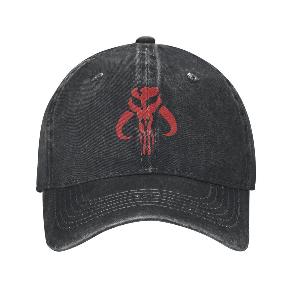 This Is the Way Skull MUnisexdalorians Baseball Caps Boba Fett Distressed Washed Cap All Seasons Gift Snapback Hat