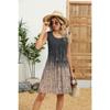 Spring/Summer Printed Tank Top Loose Pocket Dress for Women