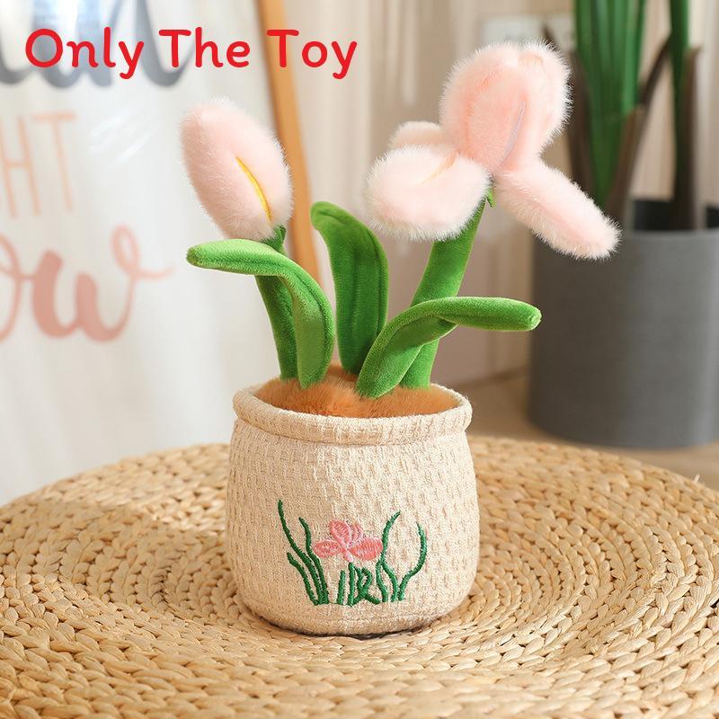 Tulip Plush Toy Home Decor With Pp Cotton For Living Room And Gift Use
