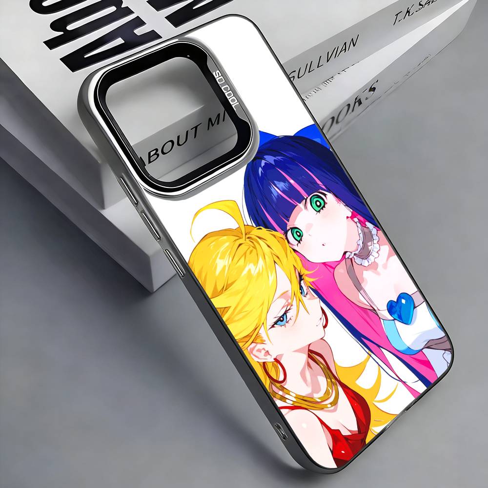 New PANTY STOCKING Phone Case For iPhone 17,16,15,14,13,12,11 Plus,Pro Max,Colored Silver Phone Case