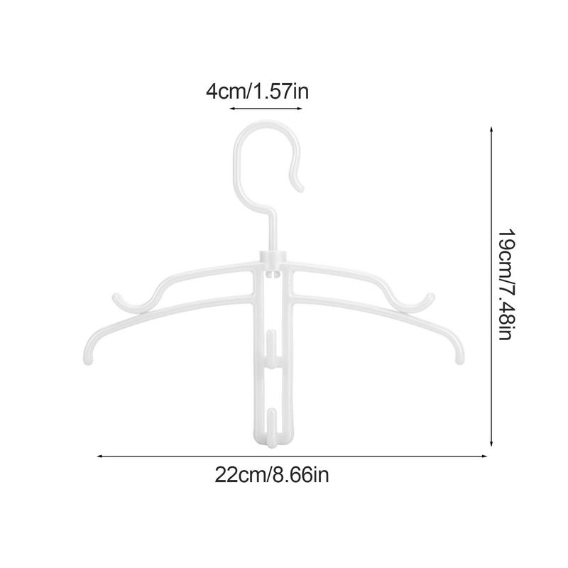 Rutschfeste Kleiderbügel Kleiderbügel Zum Trocknen mit 2 Haken Hoodie Hochwertiges PP-Material Nahtloser Kleiderbügel Multifunktional