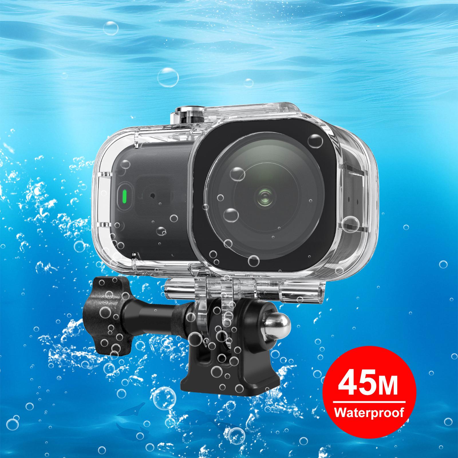

Durability 45m Waterproof Shell For Sports Camera Diving Case Features Universal Mount And High Transparency Sports Use 1