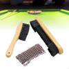 1 Billiard Table Cloth Brush, Wood Handle, Cleaning Billiards Table, with Wiping , Kit Rail Brush