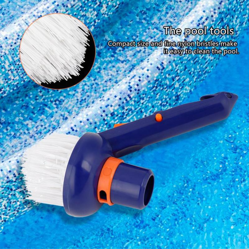 Corner Vacuum Brush Tools Outdoor Portable Swimming Pool Step Cleaning Brush Home Multifunctional Practical Cleaner Accessories