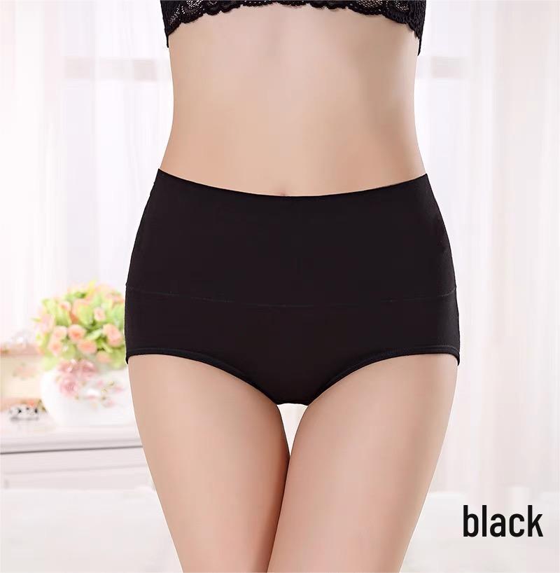 Novas Calcinhas Triângulo de Algodão de Cintura Alta para Mulheres - Sem Costura, Respiráveis, Antibacterianas, Tamanho Grande, com Controle Abdominal e Levanta Bumbum.