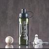 Large Capacity Sports Water Bottle With Drop Resistant Pc Material For Fitness Enthusiasts
