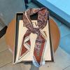 Retro Ethnic Cashew Pattern Printed Cool Triangle Neck Scarf For Women
