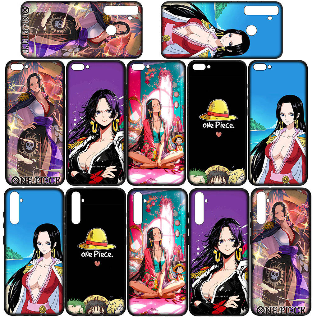 Phone Case for iPhone 17 15 16 Plus Redmi Note 14 12 11 13 Pro Max Huawei P30 P20 Lite OPPO A60 A40 A80 A38 A54 A17 Boa Hancock One Pieces Luffy Cover