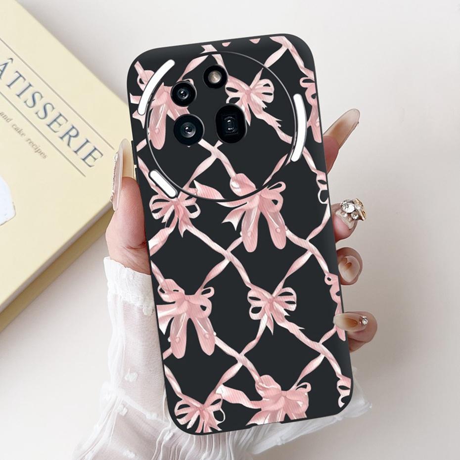Fashion Design Phone Case For Nothing Phone (3a) Pro Phone3a Black Silicone Soft Cover For NothingPhone 3a 3 a Pro Cases Bumper
