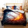 Digital Printing Quilt Set Three-Piece Basketball Football Baseball Series Processing Clearance