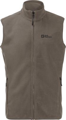 Jacket Jack Wolfskin Waldsteig FZ Vest M Cold Coffee