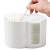 Cotton Swab Container Qtip Dispenser Double Hole Cotton Pad Dispenser Cotton Pad Dispenser Portable Floss Pick Holder Floss