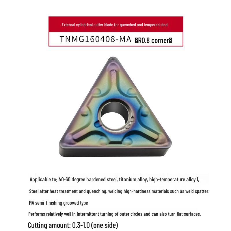 Triangular CNC Quenched Steel Lathe Blade - Superhard Tool Insert for Heat Treatment and Hardening