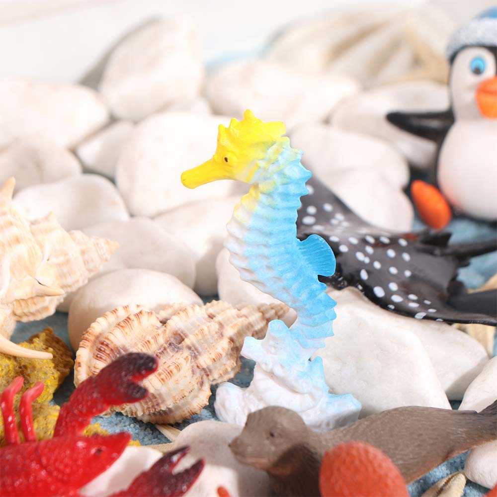 12pcs Starfish Ocean Animals Ornaments Simulated Fish Tank Decorations  Children Toys