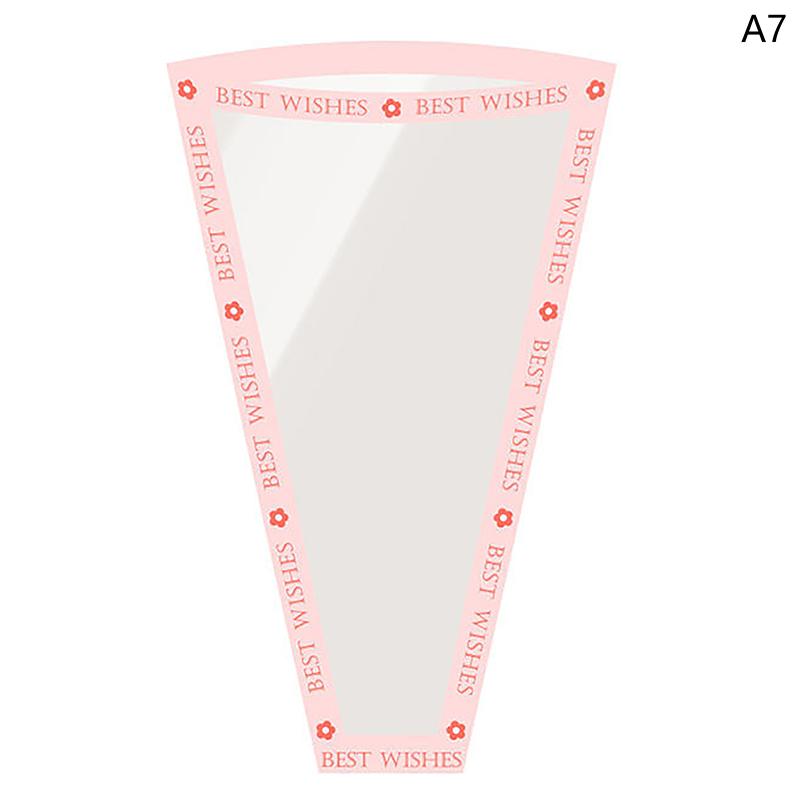 

50 шт. Папір для обгортання квітів для одного букета Прозорий целофан Подарунковий пакувальний мішок Весілля День народження Вечірка Флористичні пакувальні мішки