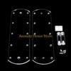 F26C 2 Pack Clear Acrylic Candy Rack 10 Slot Stabilized Treat Stand for Baking
