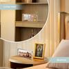 1set Desktop Transparent Acrylic Picture Frame Horizontal  Double Sided Photo Frame for Photo Display Rectangle Clear 20x10x0.95~1.9cm