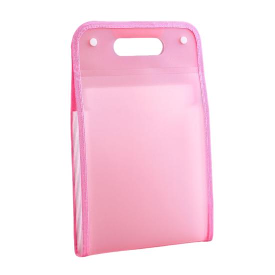 File Folder with Handle Large Capacity Portable Document Holder Waterproof