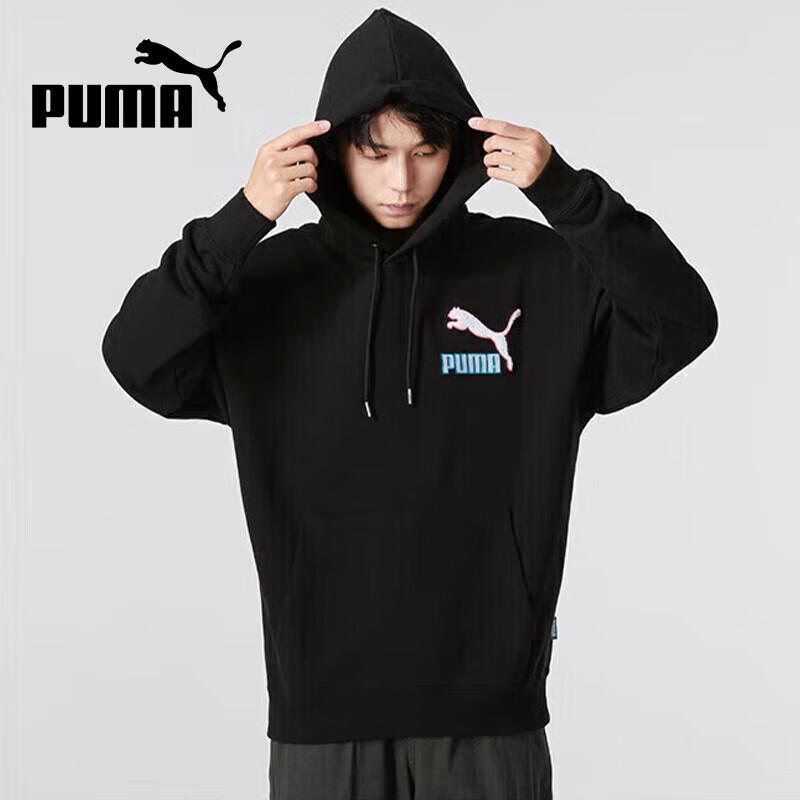 PUMA Men s Pullover Hoodie L
