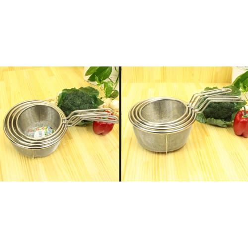 Hogdseirrs Inoue Wire Mesh Industry Colander/Boiling Basket, Deep, 18cm, 18-8 Stainless Steel, Made in Japan
