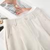 Apricot Women's Wide-Leg High-Waist Pants - Spring 2025 Slimming Straight-Leg Versatile Style