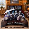 The Addams Family Custom Name 3Pcs Bedding Set 1 Bed Sheet 2 Pillowcases Bedroom Home Decor