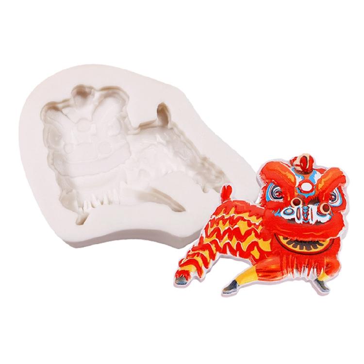 Chocolate Baking Mold Chinese Style Dragon and Lion Dance 3D Cake Molds Durable